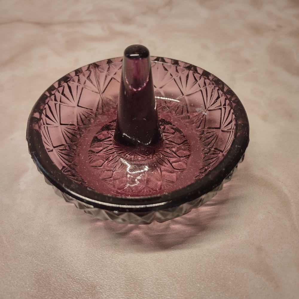 Fenton Glass Ring Holder